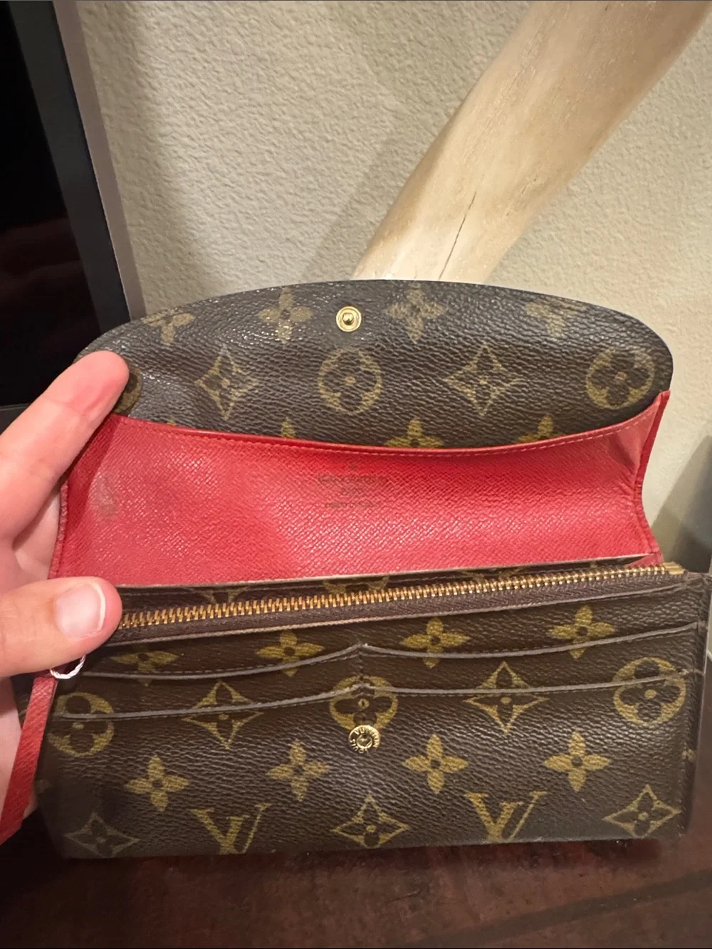 Louis Vuitton Monogram Canvas Emilie Wallet